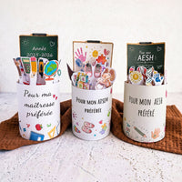 Pack Trío de Banderolas Kinder Maxi "Maestra, ATSEM & AESH" - Modelos para Imprimir