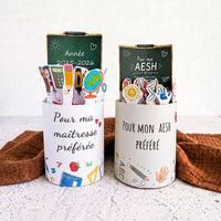 Duo-Pack Kinder Maxi-Bandrollen "Lehrerin & AESH" – Druckvorlagen