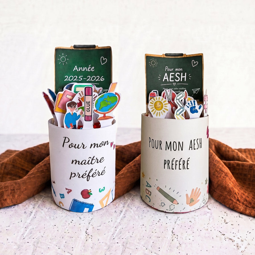 Zwei-Banner-Set Kinder Maxi „Lehrer & Schulbegleiter“ – Druckvorlagen