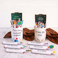 Duo-Pack Kinder Maxi-Bandrollen "Lehrerin & AESH" – Druckvorlagen