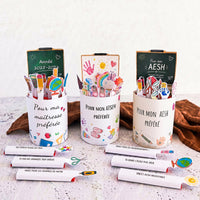 Pack Trío de Banderolas Kinder Maxi "Maestra, ATSEM & AESH" - Modelos para Imprimir