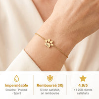 Le Bracelet Patte Gravée - Prénom de Votre Animal